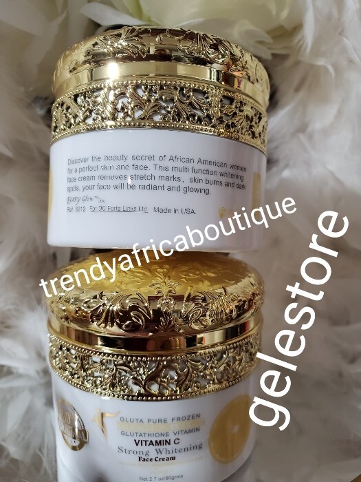 2pcs. Easy Glow Glutathion, Vitamin, C GLOW WHITENING body Milk & Face Cream.👌
