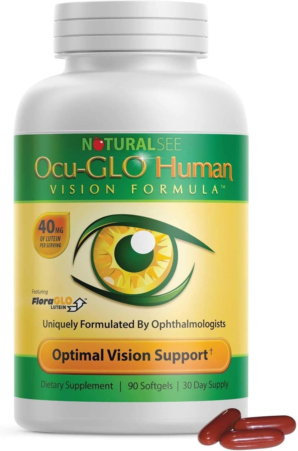 Human Vision Formula Eye Health Support – 90 Natural Antioxidant Capsules