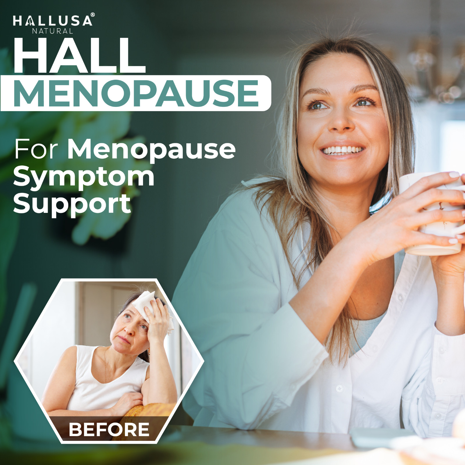 HALLMENOPAUS – Menopause Support – Hormone Balance – 30 Caps