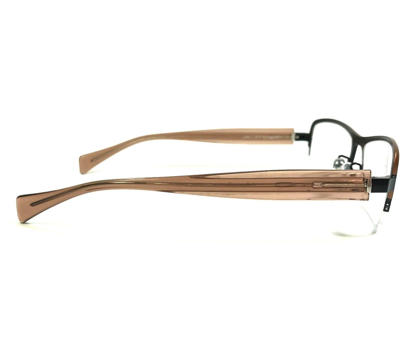 Face a Face Eyeglasses Frames Loris 1 9244 Black Brown Rectangle 55-18-135