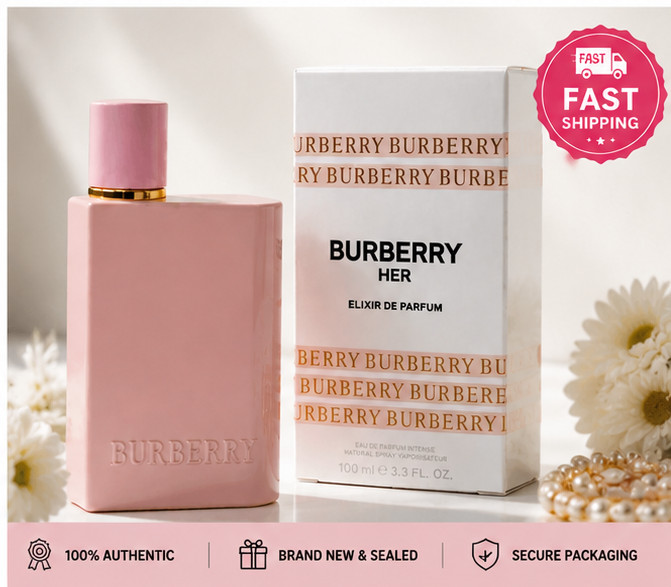 Burberry Her Elixir de Parfum 3.3 oz/100 ml Fragrance for Women | Free Shipping