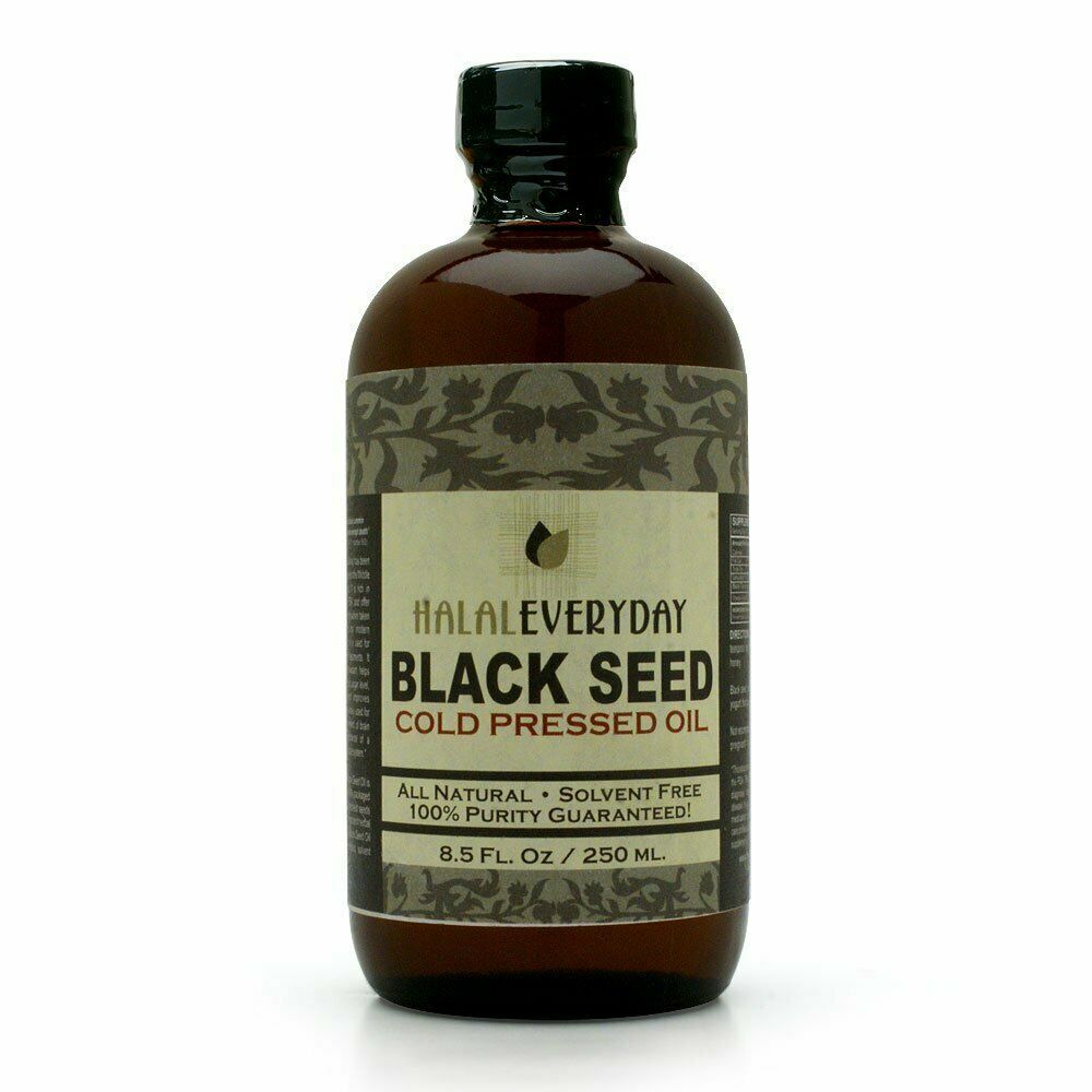 Black Seed Oil – 100% Pure Organic COLD PRESSED Cumin Nigella Sativa Unrefined