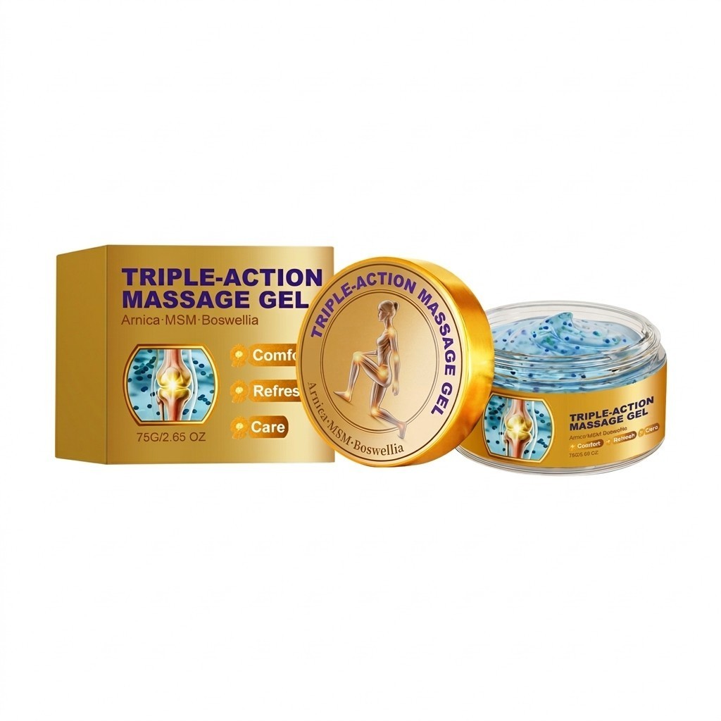 Triple Action Massage Gel Fast Absorbing Triple-Action Body Gel for Muscle&Joint