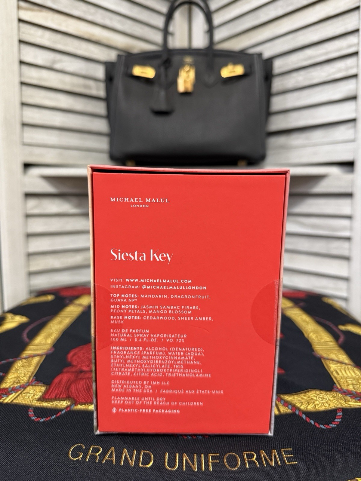 Michael Malul London Siesta Key Eau de Parfum Spray Regular Size 3.4 fl oz