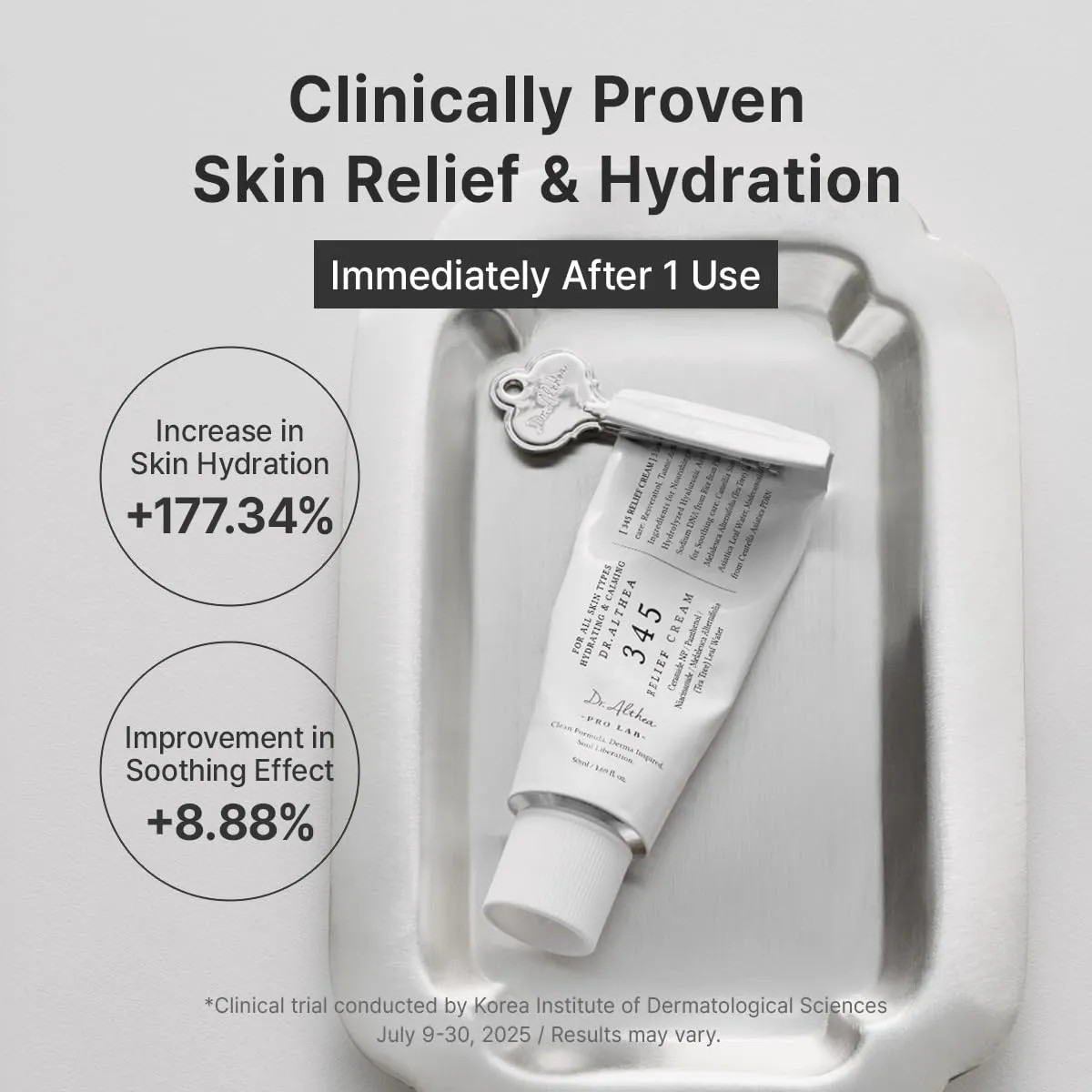 Dr. Althea 345 Relief Cream Daily Face Moisturizer PDRN Niacinamide 15ml Vegan
