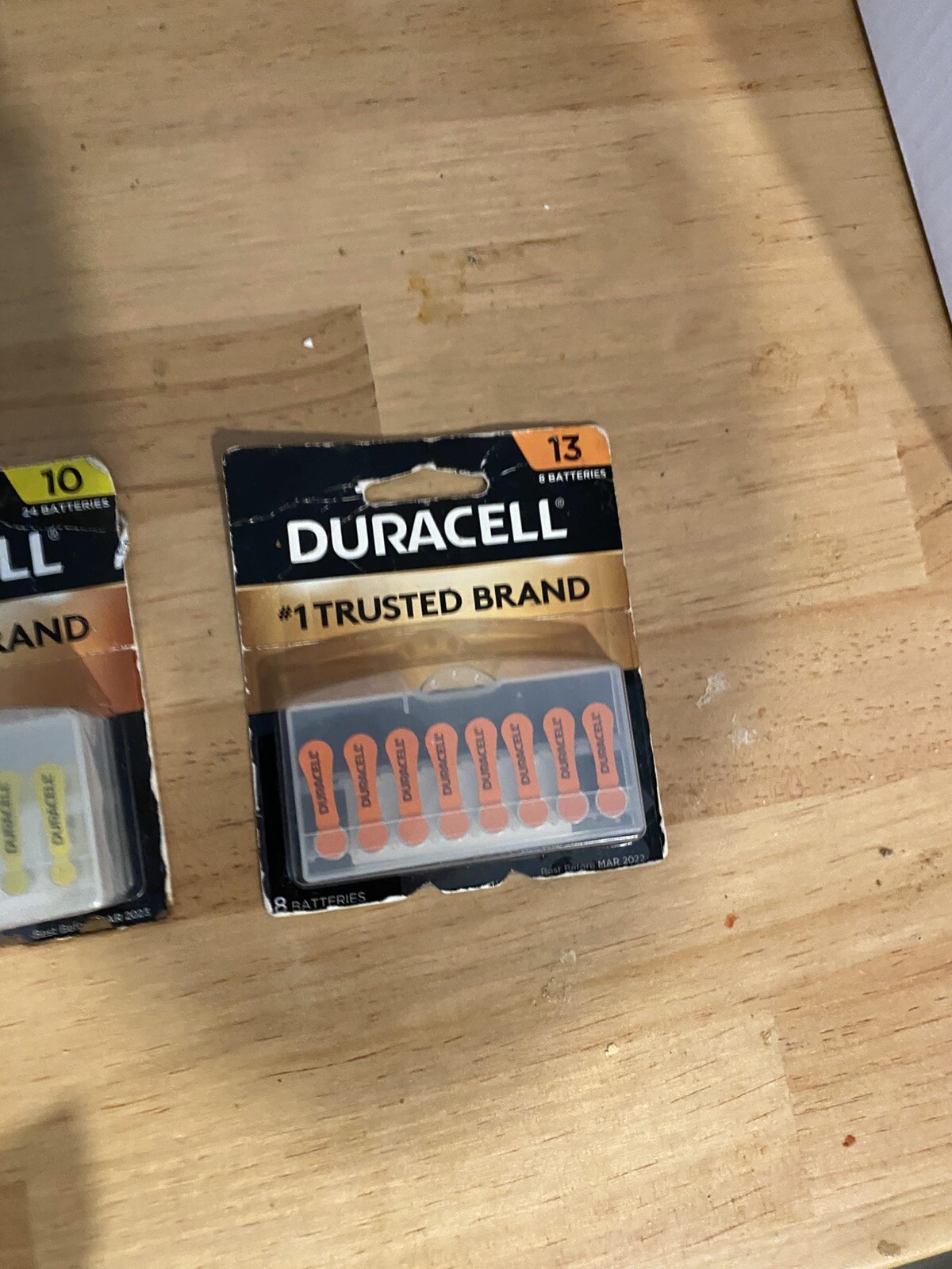 New Duracell Size 10 ,13 And 2 Pcs Of 28L, New In Pack Expiration Mar2027 Lot 4