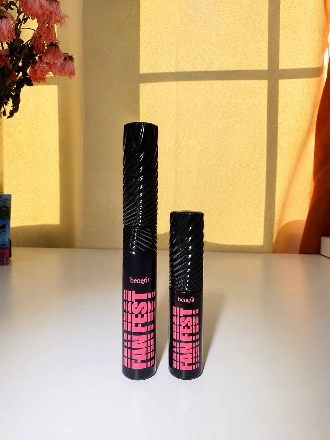 Benefit Fan Fest Black Mascara Duo Set Full Size + Mini Fanning Volumizing
