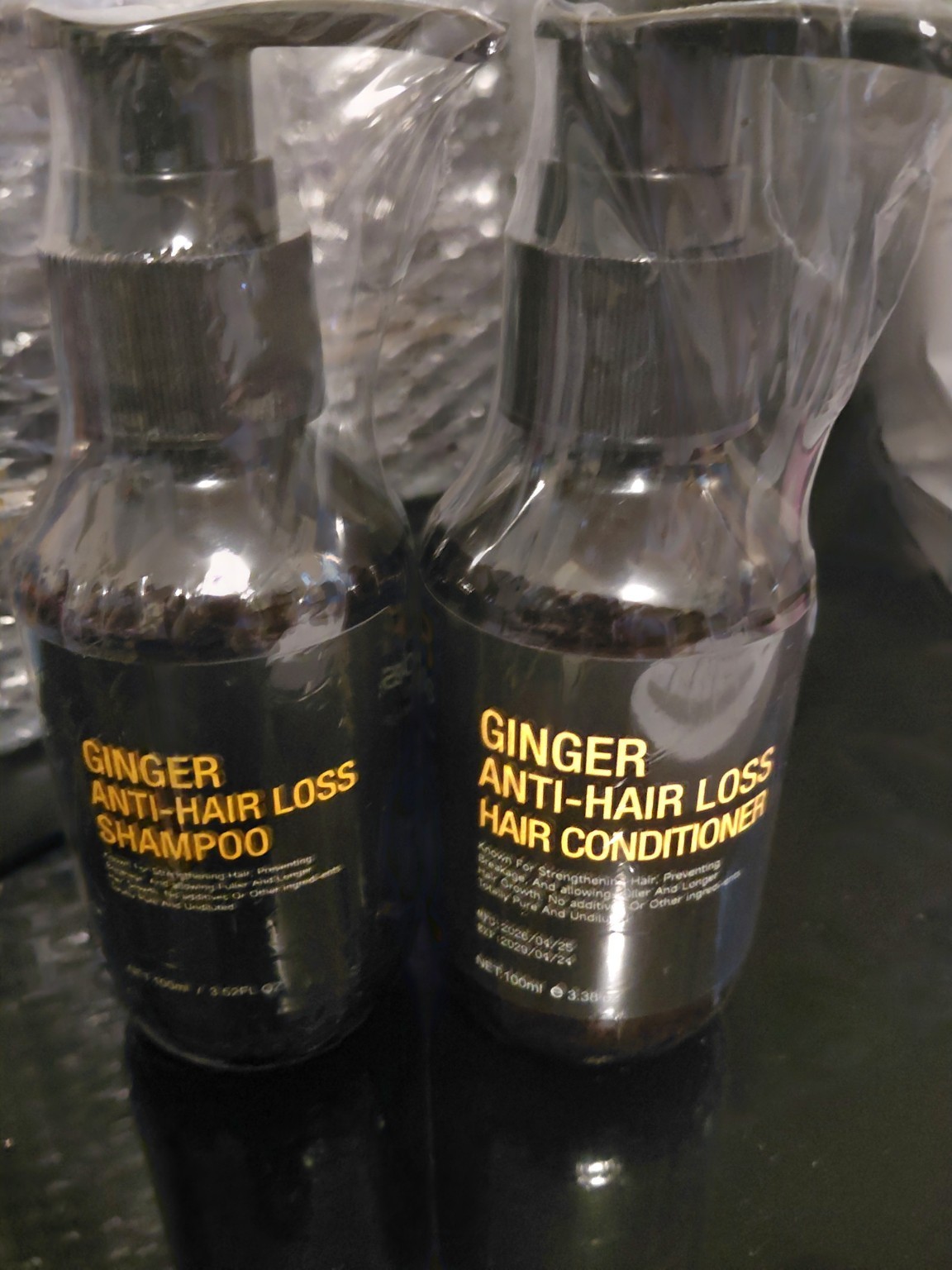 Ginger Anti-Hair Loss Shampoo & Conditioner setr 100ML each Hair Growth Care