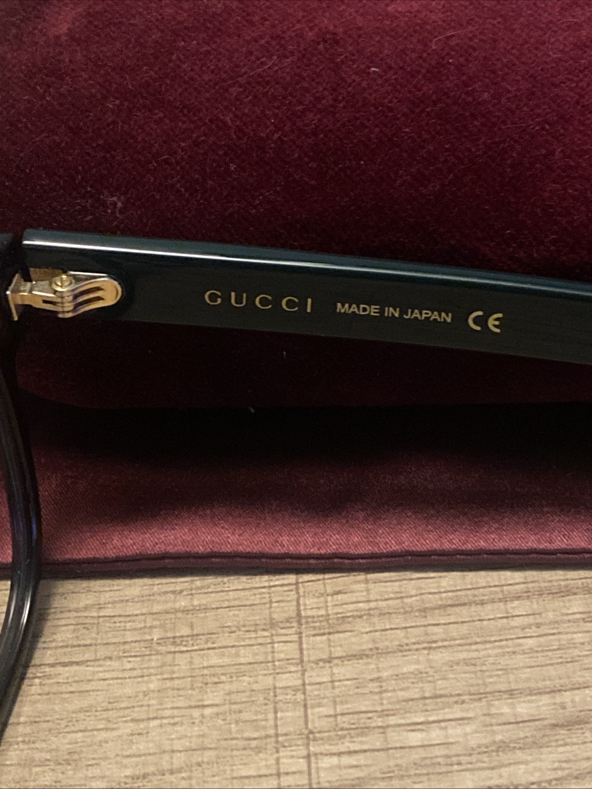 Gucci GG0927O 001 Unisex Eyeglass Frame Green Red And Black