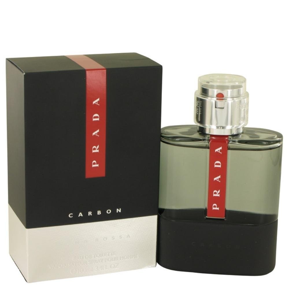 Prada Luna Rossa Carbon by Prada 3.4 oz EDT Cologne for Men New Sealed