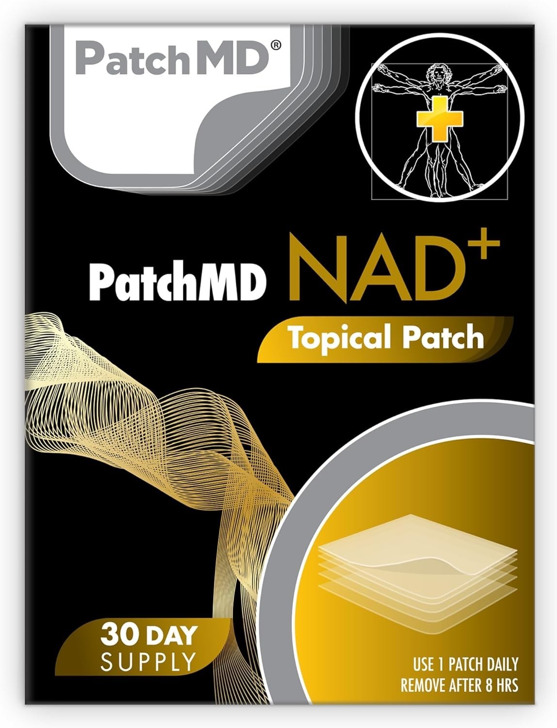 NAD+ Total Recovery Patches – 30 Days Supply