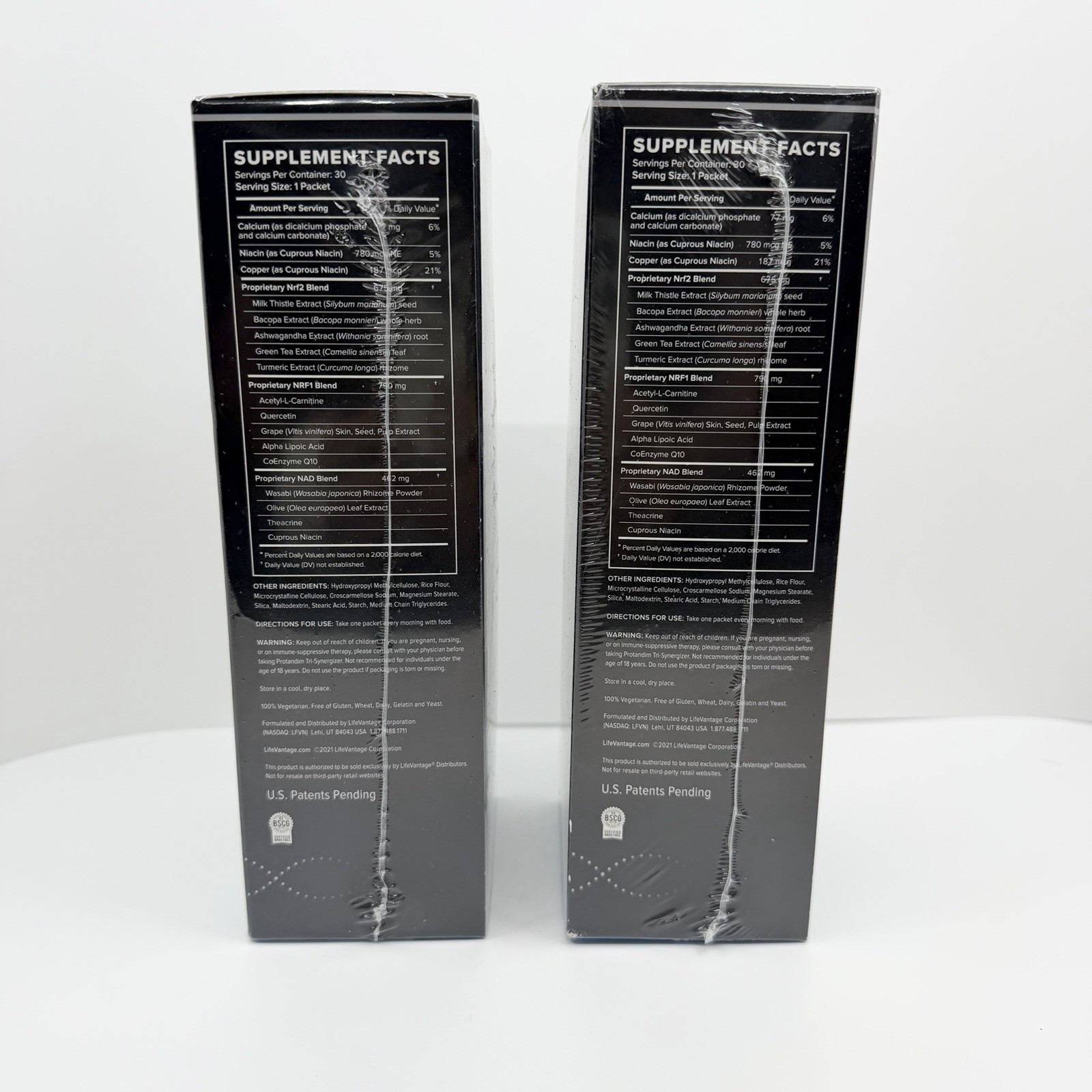 2 PACK Protandim Tri Synergizer NRF1 NRF2 NAD 30 Day Supply Best By 05/2026