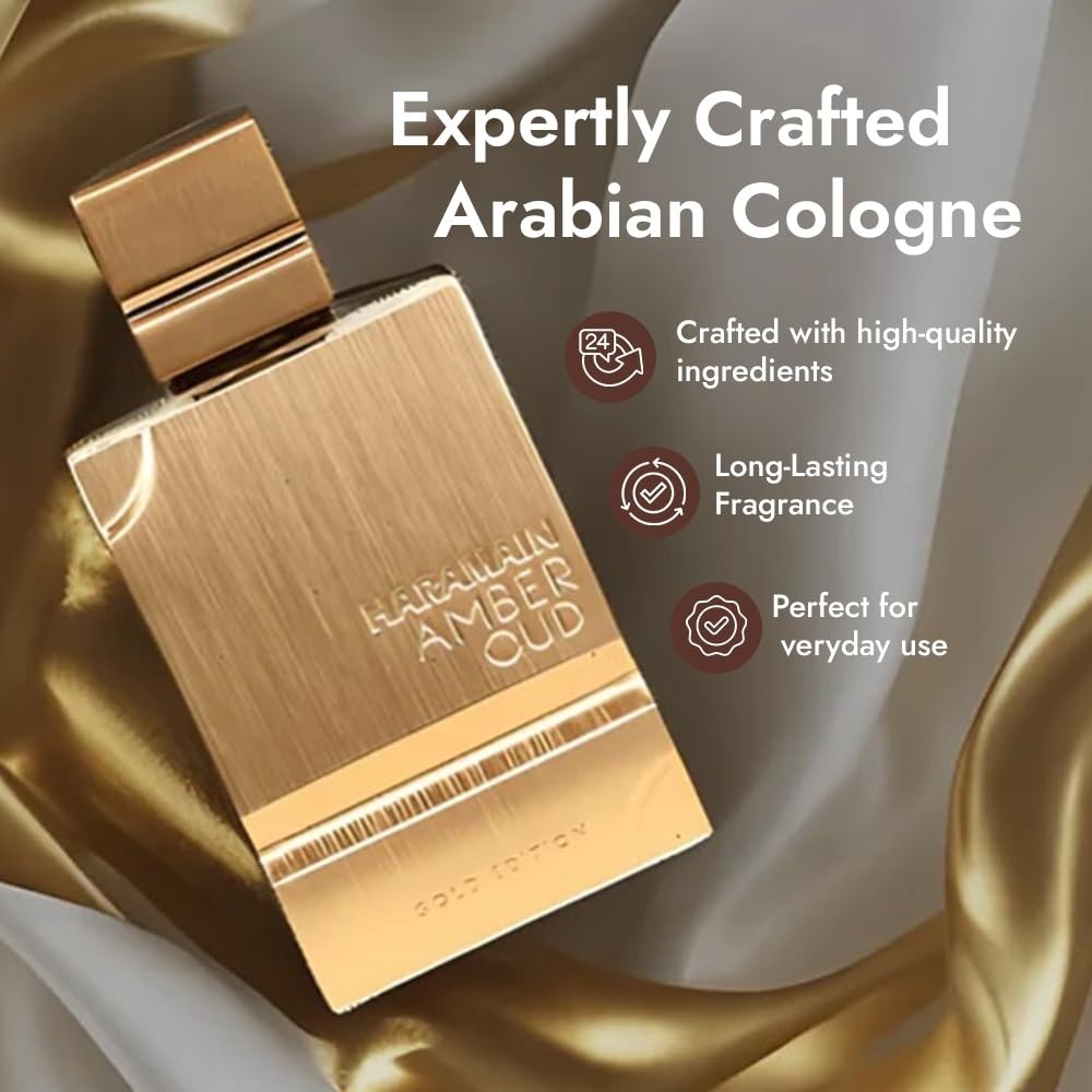 Al Haramain Amber Oud – Gold Edition Eau De Parfum- 2 Oz – Spray – Sealed