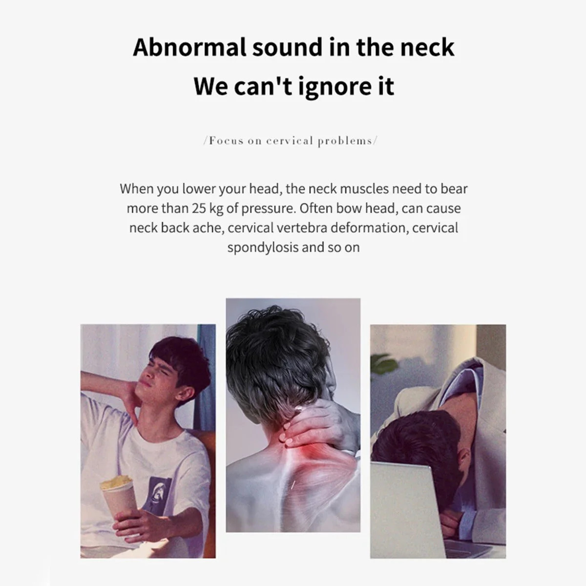4 Head Neck Massager Vibrat for Daily Use