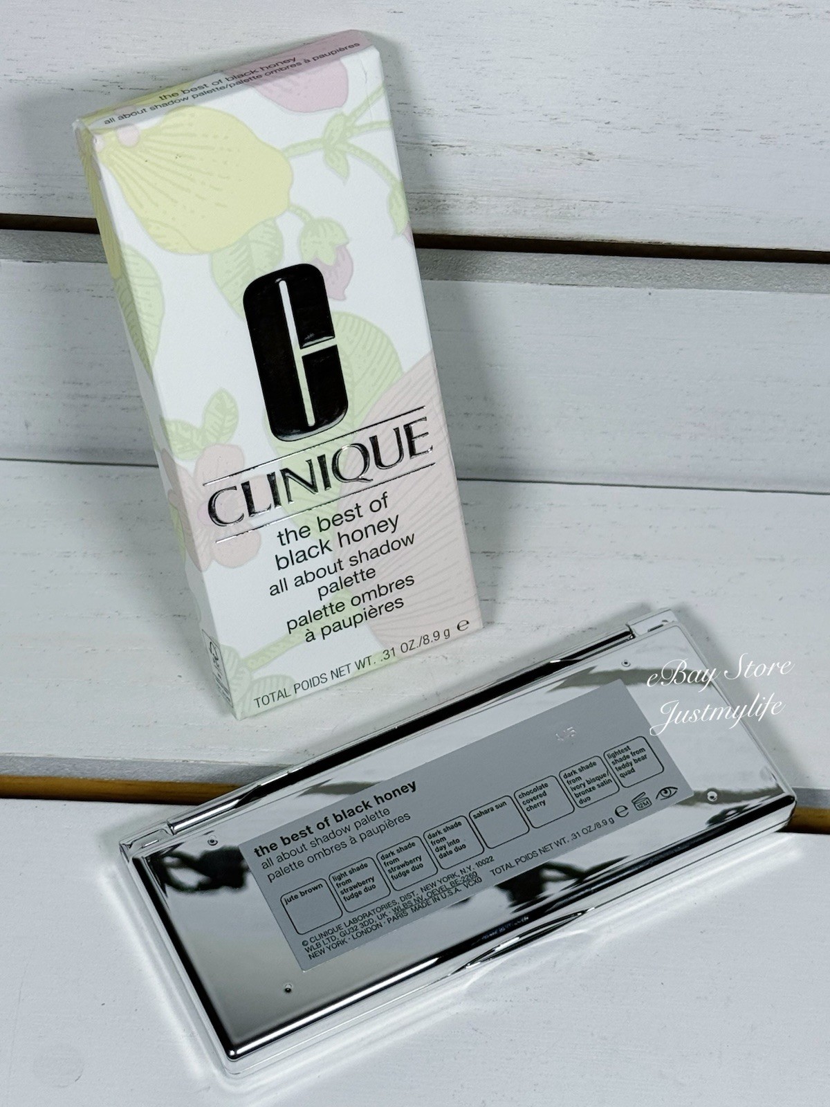 ~The Best Of Black Honey ~ Clinique All About Shadow Palette, Full Size, NIB