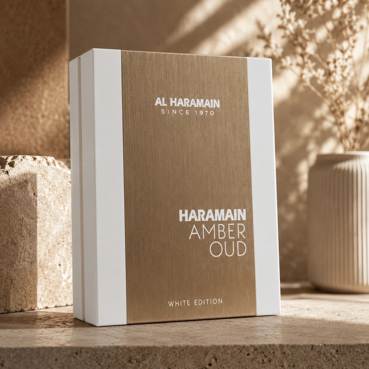 AL HARAMAIN Amber Oud White Edition EDP 60ml 2oz Unisex Perfume Luxury UAE