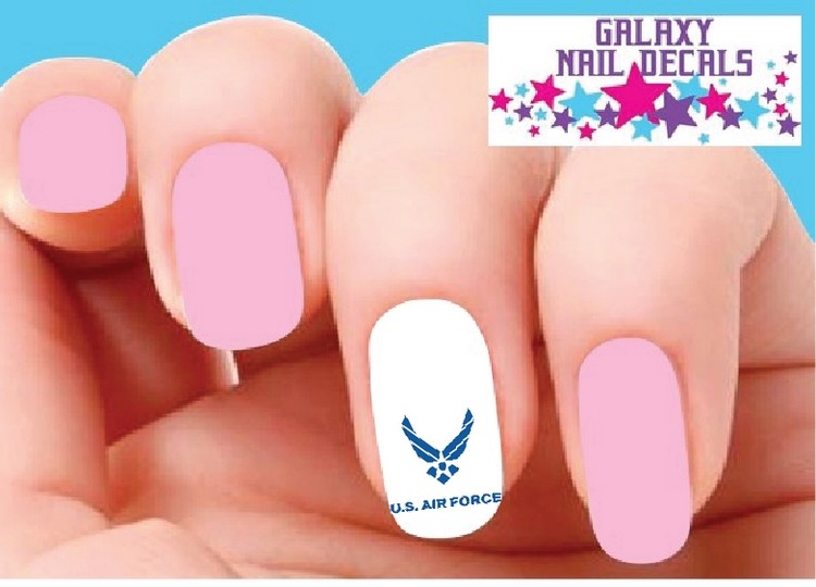 Waterslide Nail Decals – Set of 20 USAF United States Air Force