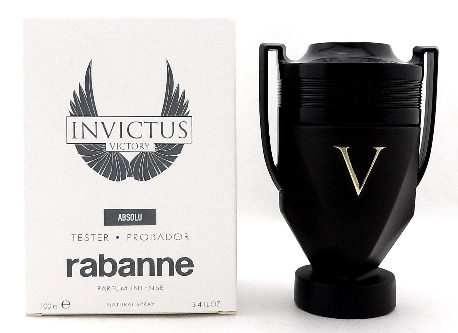 Paco Rabanne Invictus Victory ABSOLU 3.4 Oz Parfum Intense Spray Men No Box