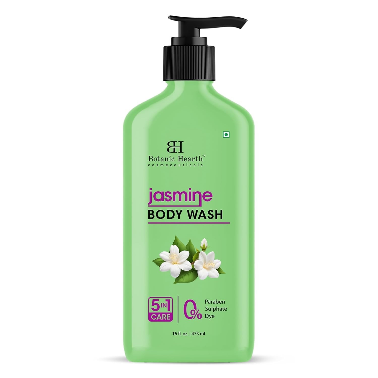 Soothing Jasmine Body Wash – 5-in-1 Hydrating Formula for All Skin Types (16 oz)