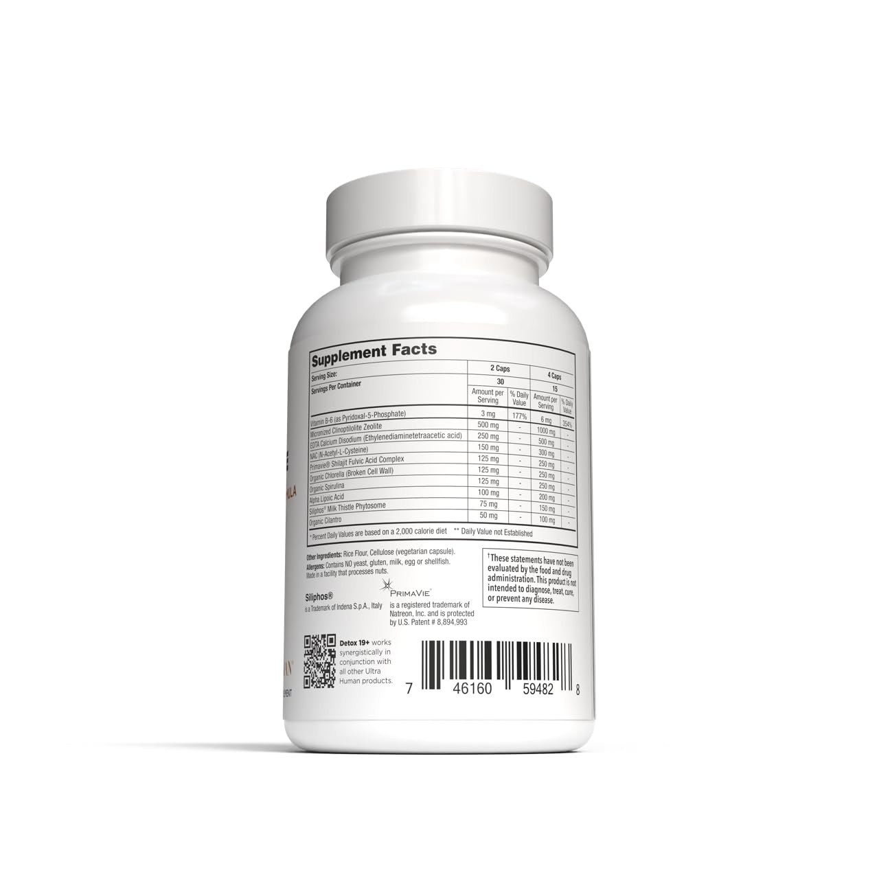 Ultra Human Daily Wellness Support – Heavy Metal Detox Cleanse, with Zeolite