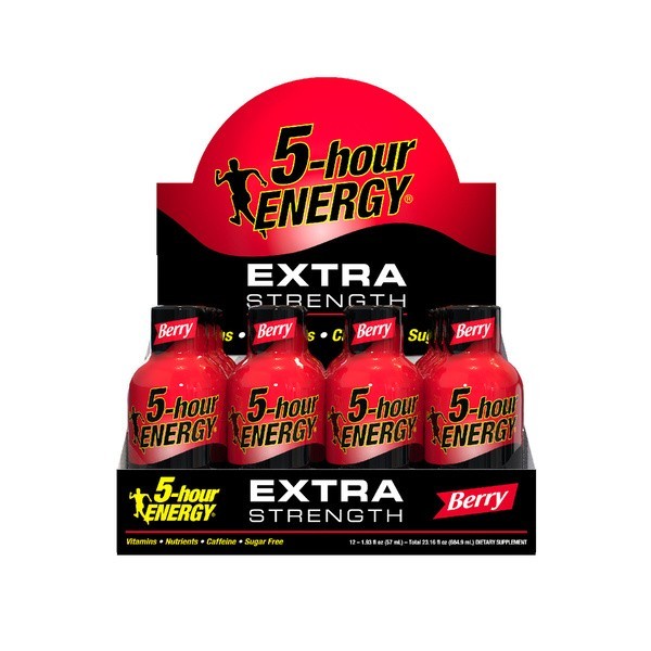 5-hour ENERGY Shot, Extra Strength Berry, 1.93 Oz, 12 Count. Combined Shipping.