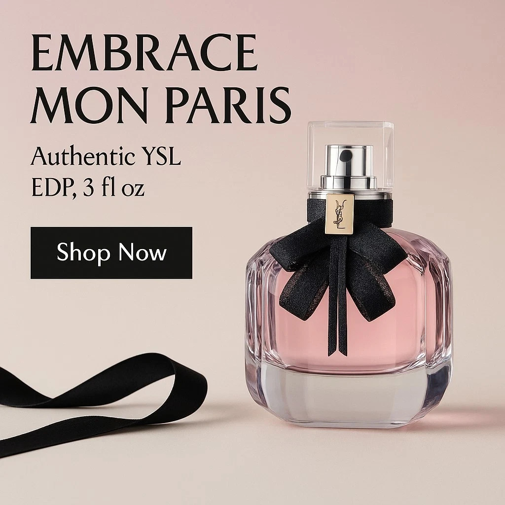 Laurent Mon Paris EDP Women’s Perfume 3 fl oz / 90 mL New