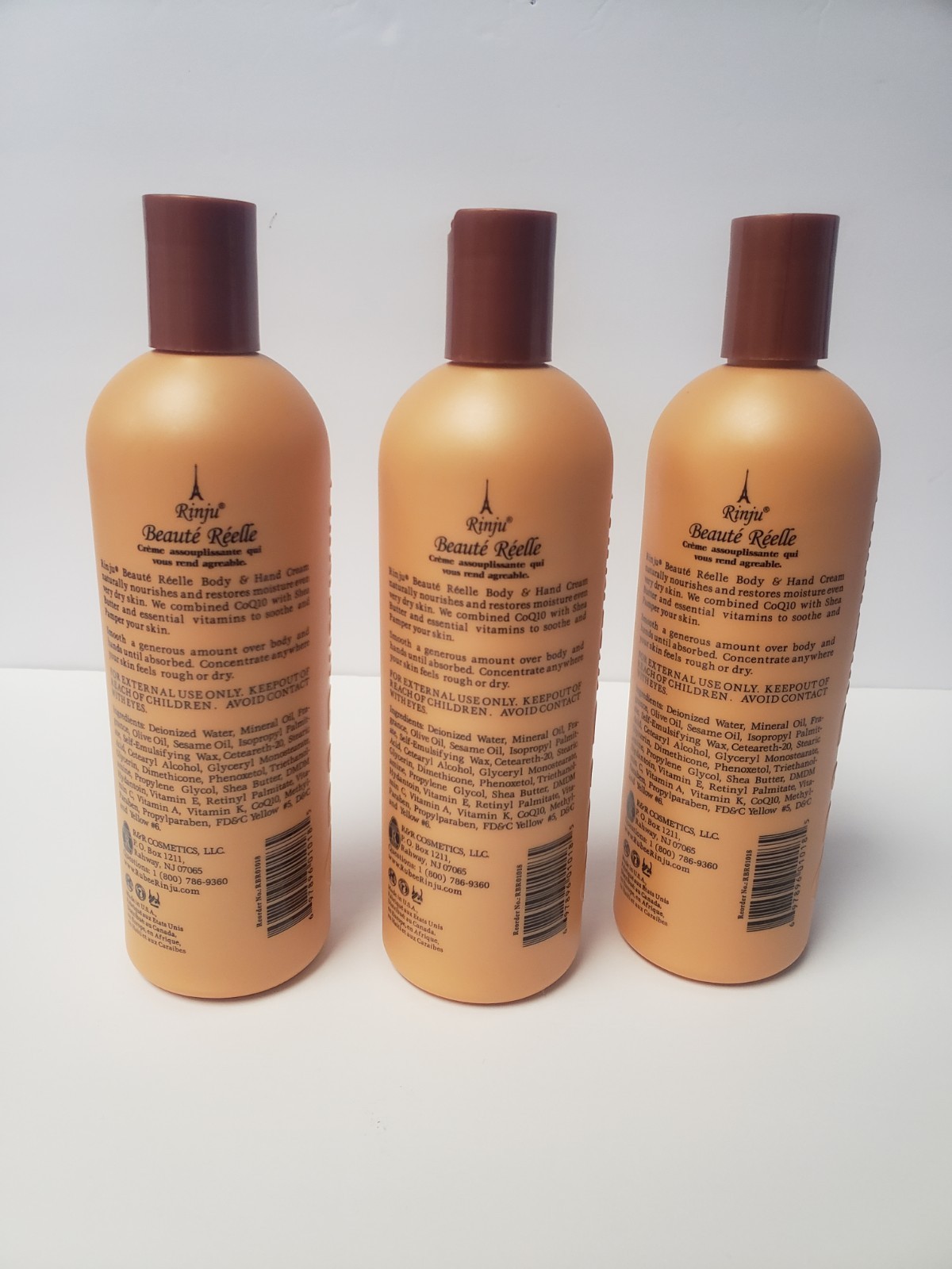 3pack Rinju Beaute Reelle Lotion – Moisturizing, Nourishing, Weather Protection