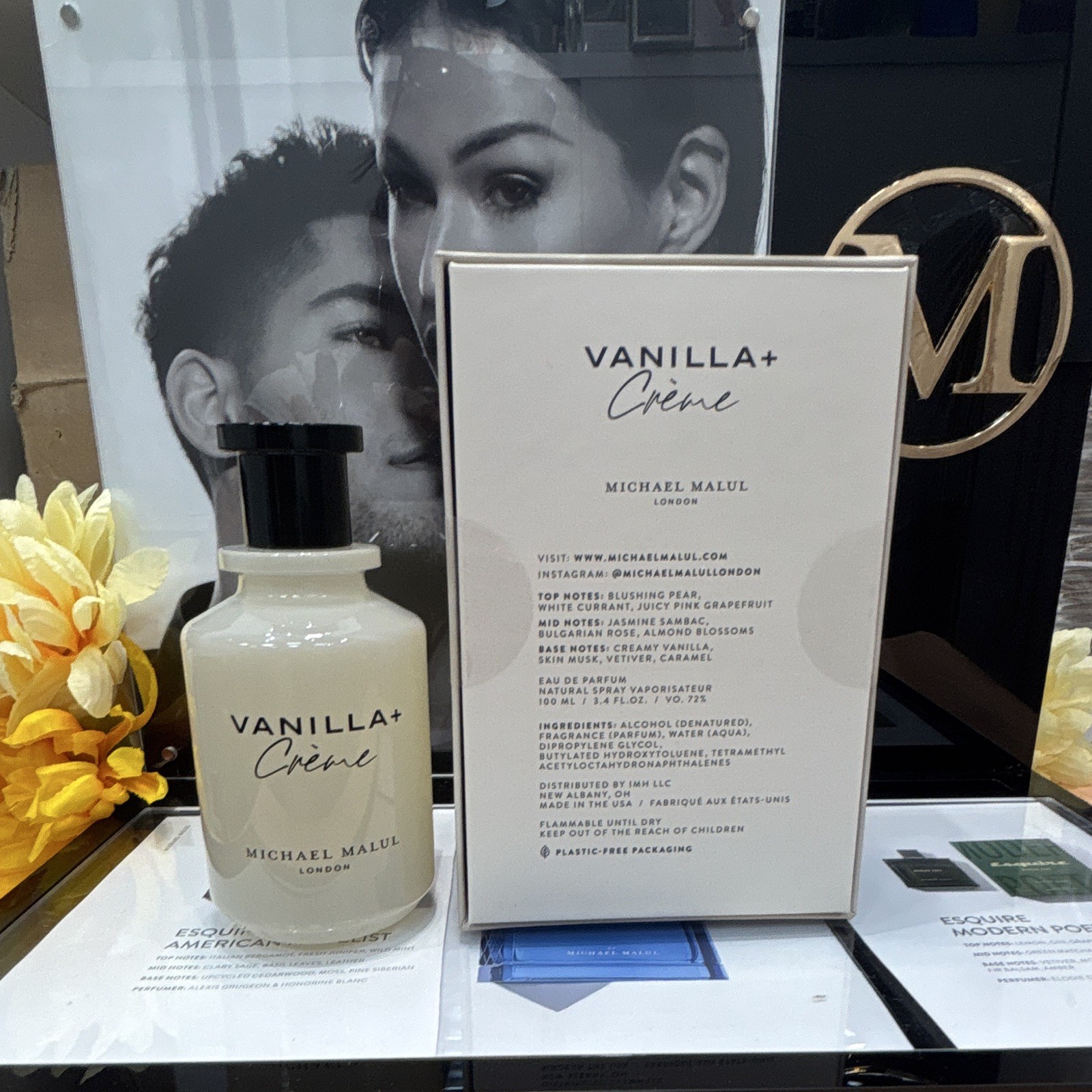 Michael Malul London Vanilla+ Crème Eau de Parfum Spray 3.4 fl oz Regular Size