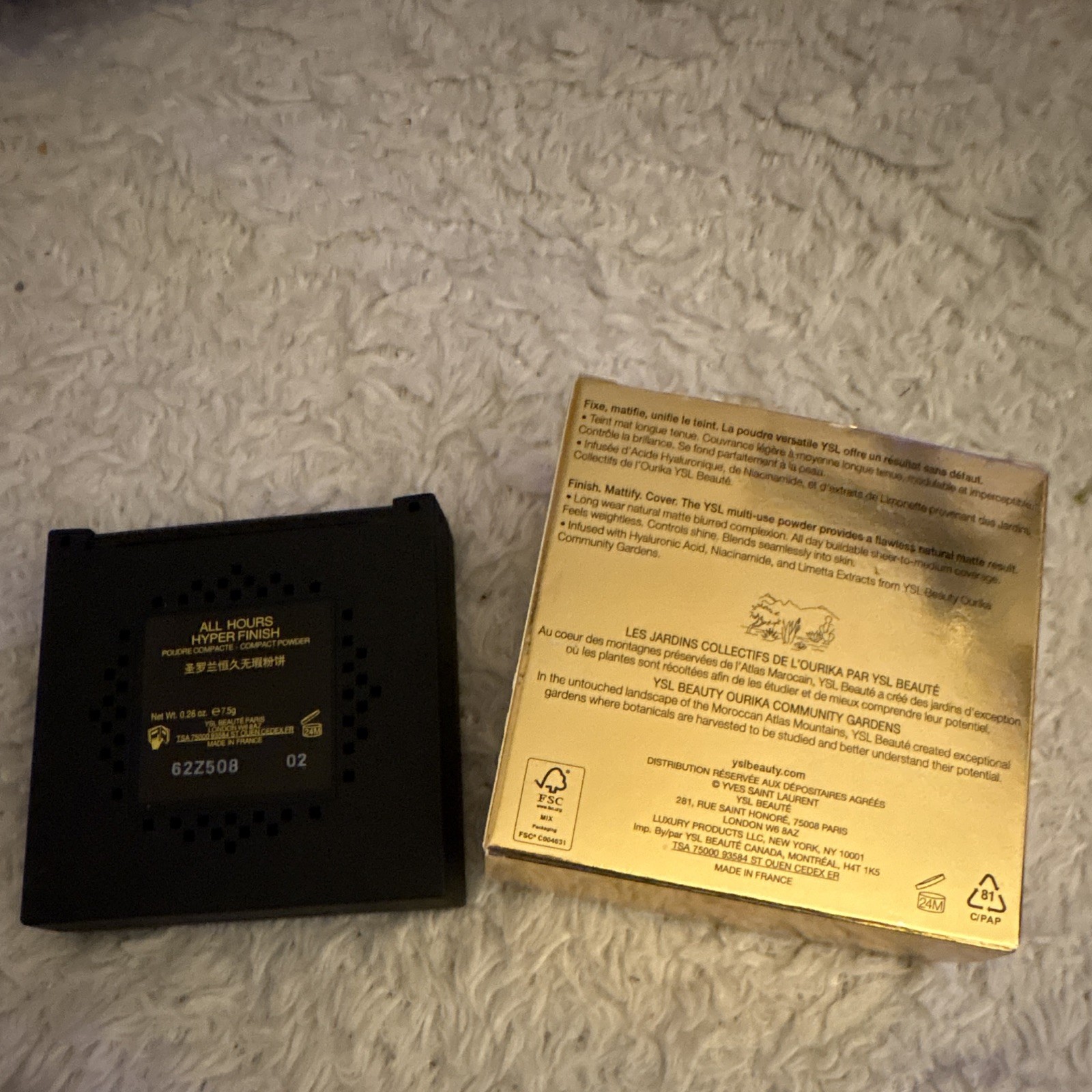 Yves Saint Laurent All Hours Hyper Finish Pressed Face Powder Shade 02 7.5g