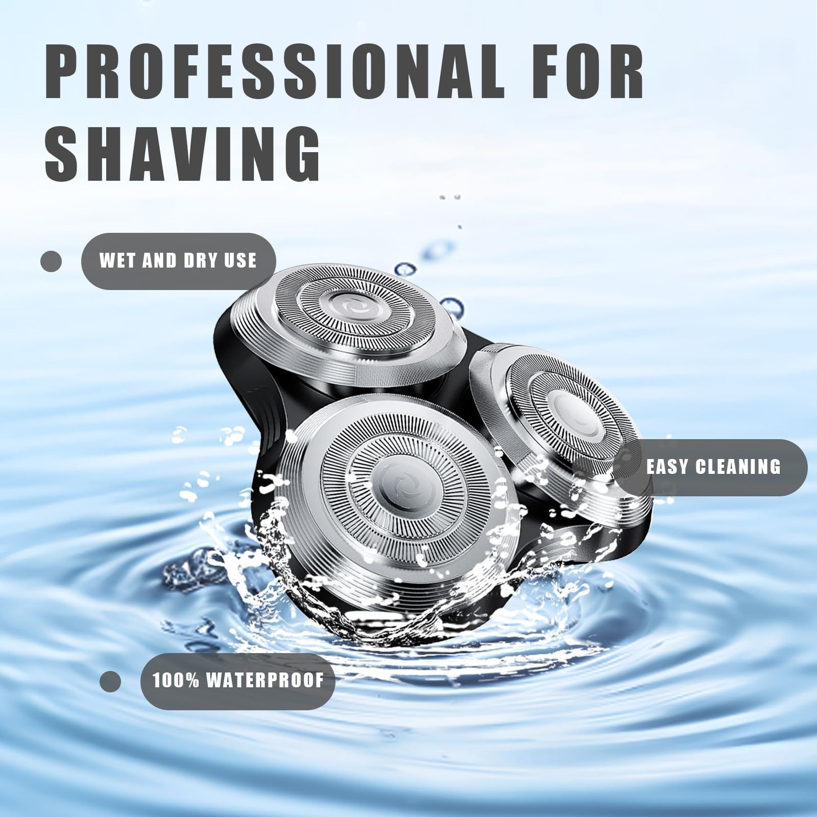 Replacement Rotary Heads for Philips Norelco Shavers Series 9000 – 2 Pack, Doubl