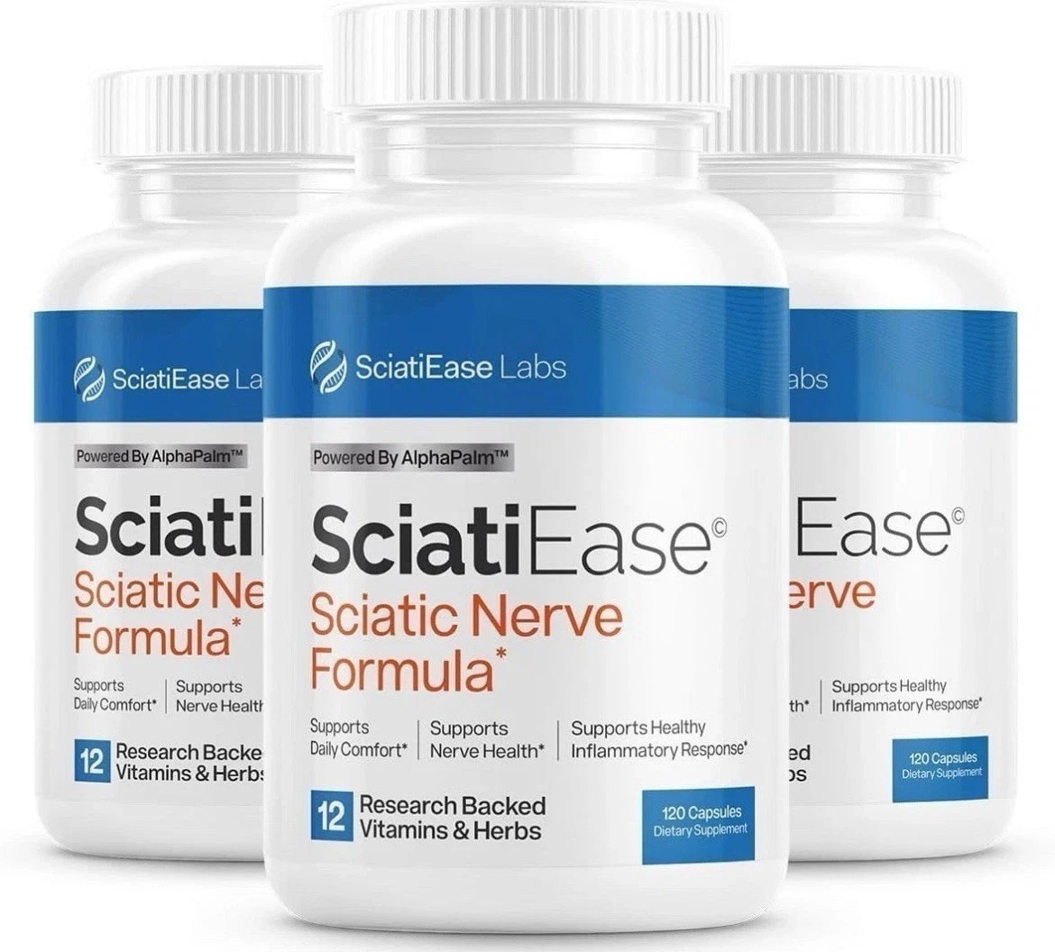1-3Pack SciatiEase Labs Sciati Ease Sciatic Nerve Formula 120 Cap ! Exp 2027