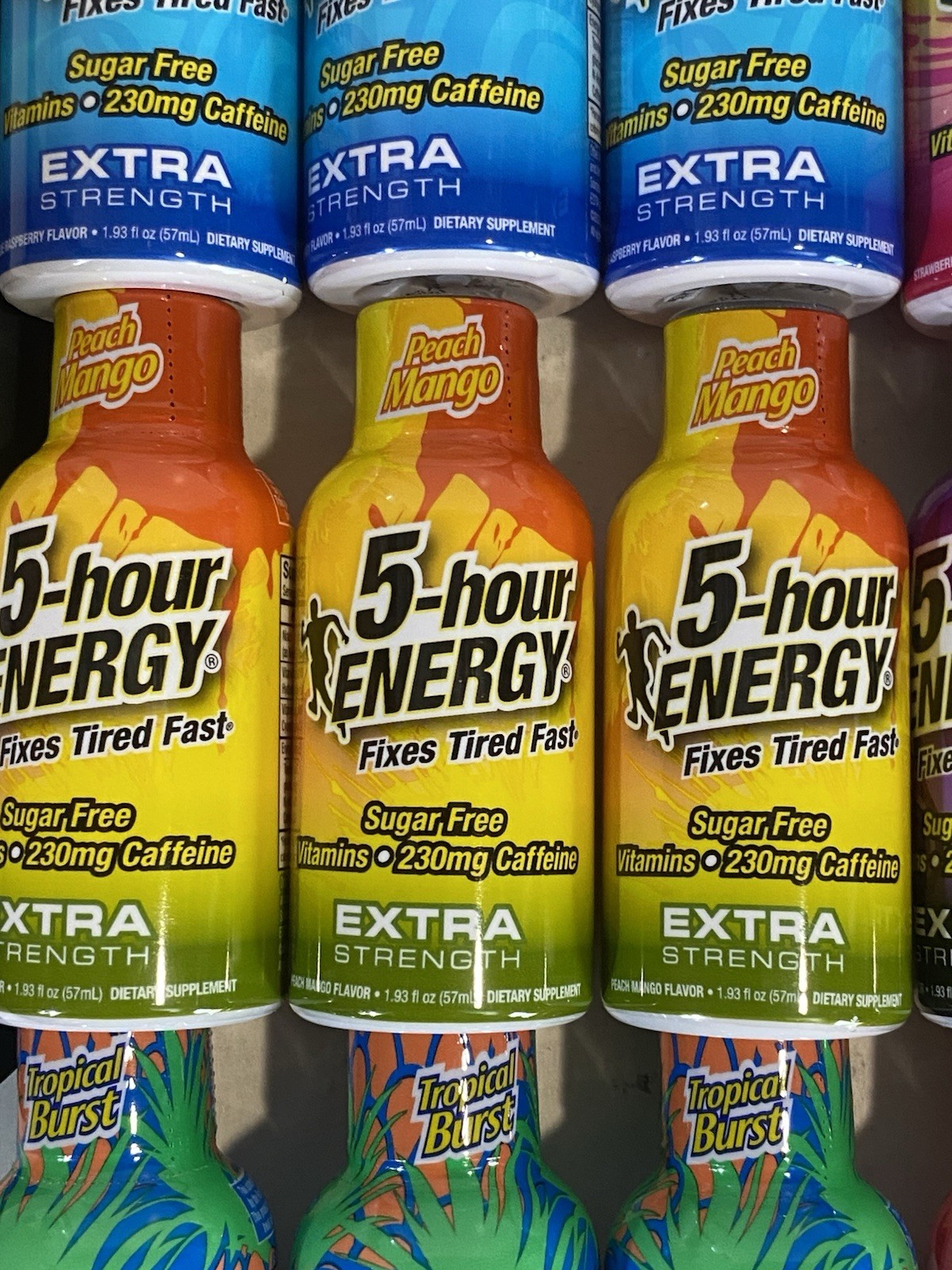 (21) 5-hour Energy Extra Strength, Variety, Energy Shot, 1.93oz. Bulk, 7 Flavors