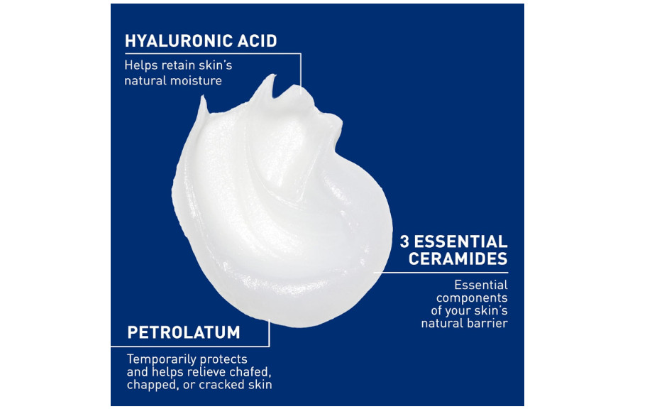 CeraVe Healing Ointment Skin Protectant Ceramides Hyaluronic Acid 12 Oz Dry