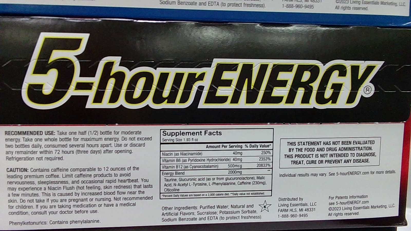 5-hour ENERGY Shot, Extra Strength Berry, 1.93 Ounce
