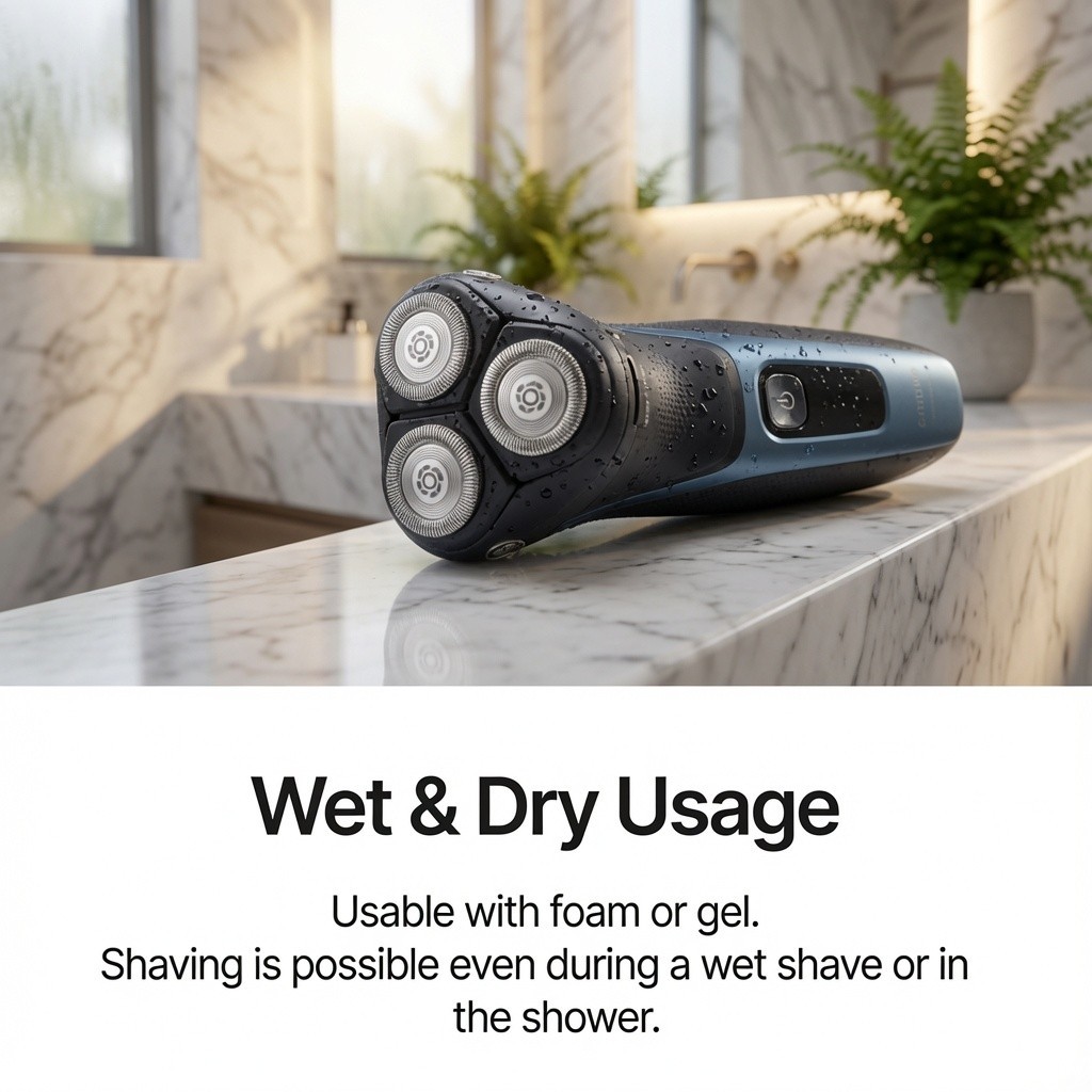 Philips Series 3000 S3243/12 Wet & Dry Electric Shaver Storm Blue New