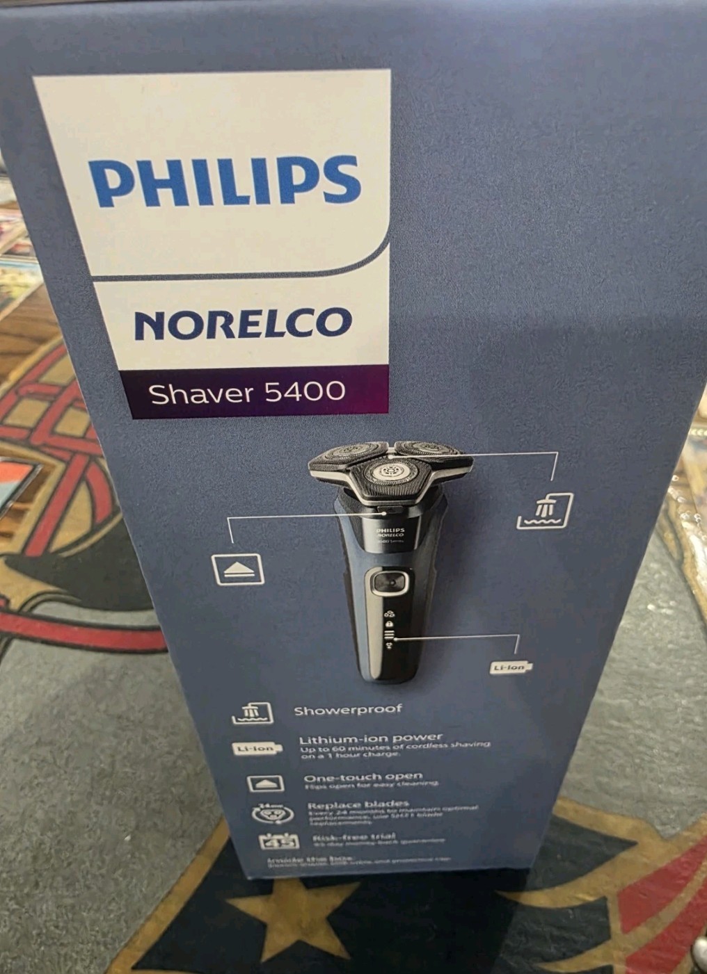 Philips Norelco Shaver 5400 Rechargeable Wet & Dry Shaver *NEW