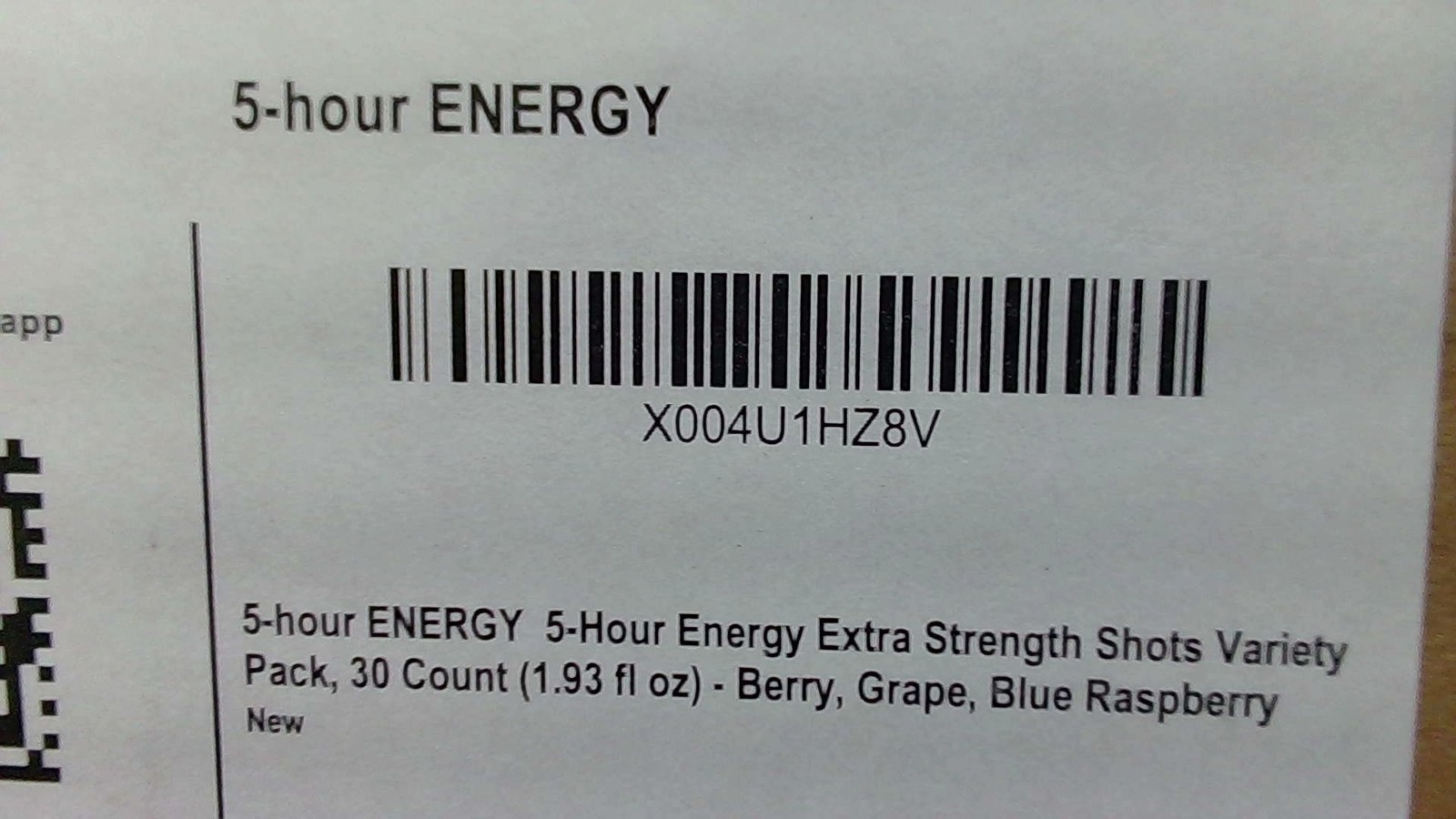5-hour ENERGY Shot, Extra Strength Berry, 1.93 Ounce