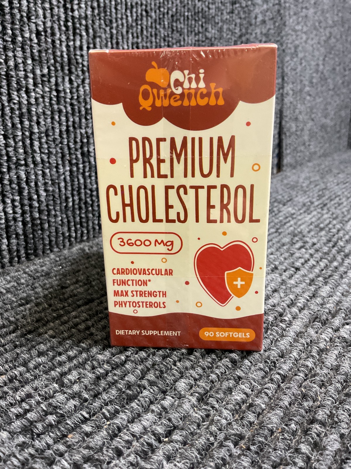 ChiQwench Cholesterol Supplements 3600mg 2 Pack/90 Softgels EXP 04/28 NEW Sealed