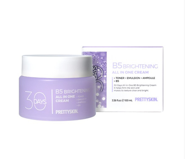 PRETTY SKIN 30 Days All-In-One B5 Brightening Cream (100ml) Authentic/US Seller