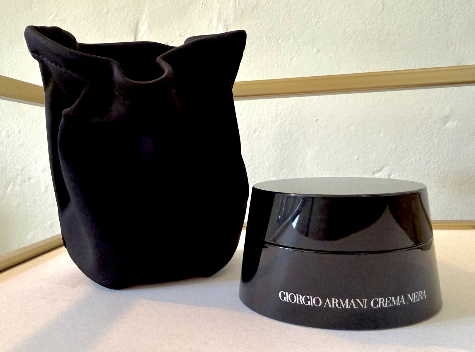 New! Giorgio Armani, Crema Nera obsidian mineral regenerating cream 1.76 oz