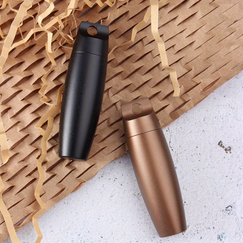 Aluminum Waterproof Pill Container Keychain Portable Travel Medicine Storage Jar