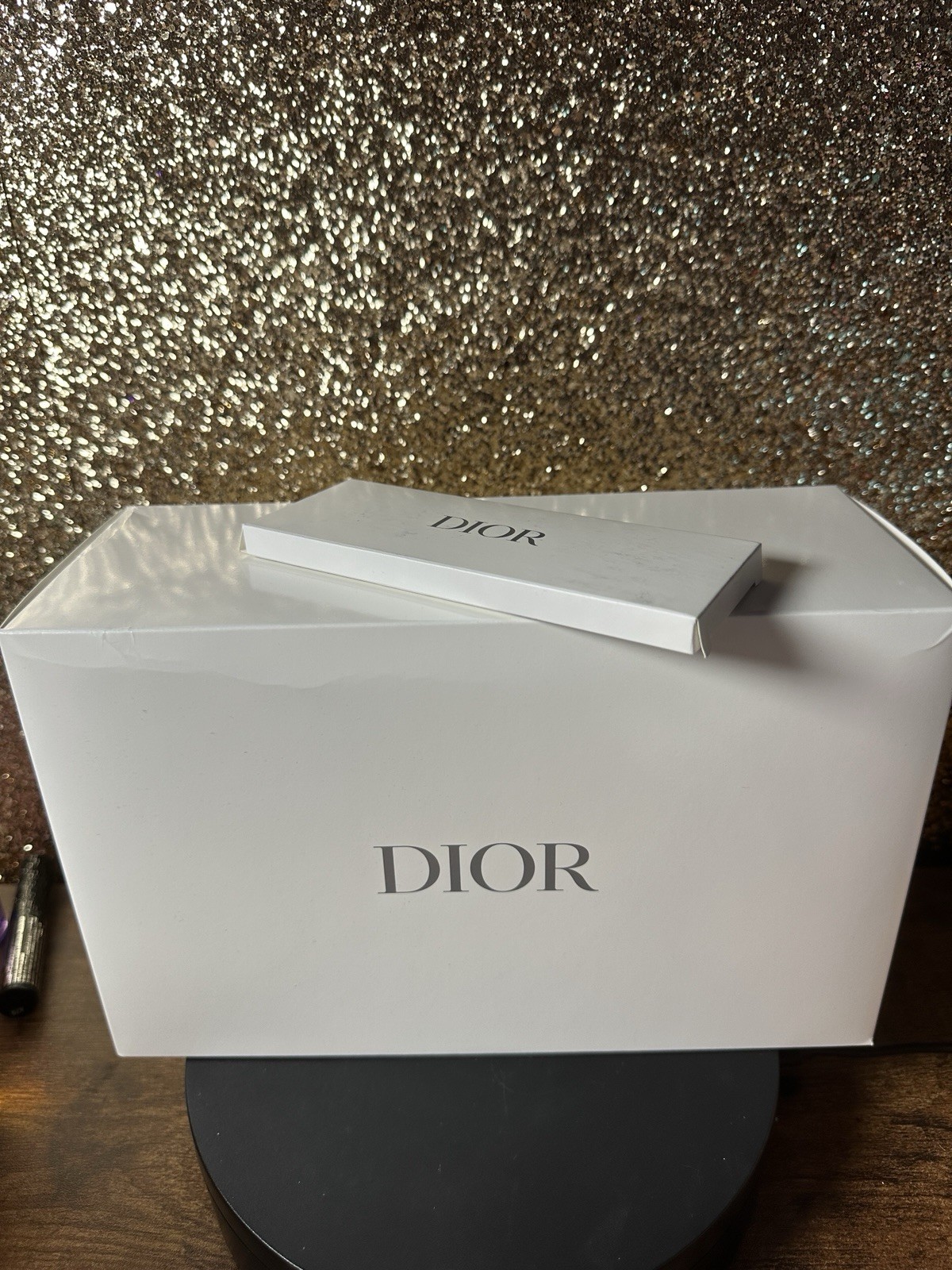 Dior Blue Zipper Men’s Toiletry Case Zip Pouch and comb
