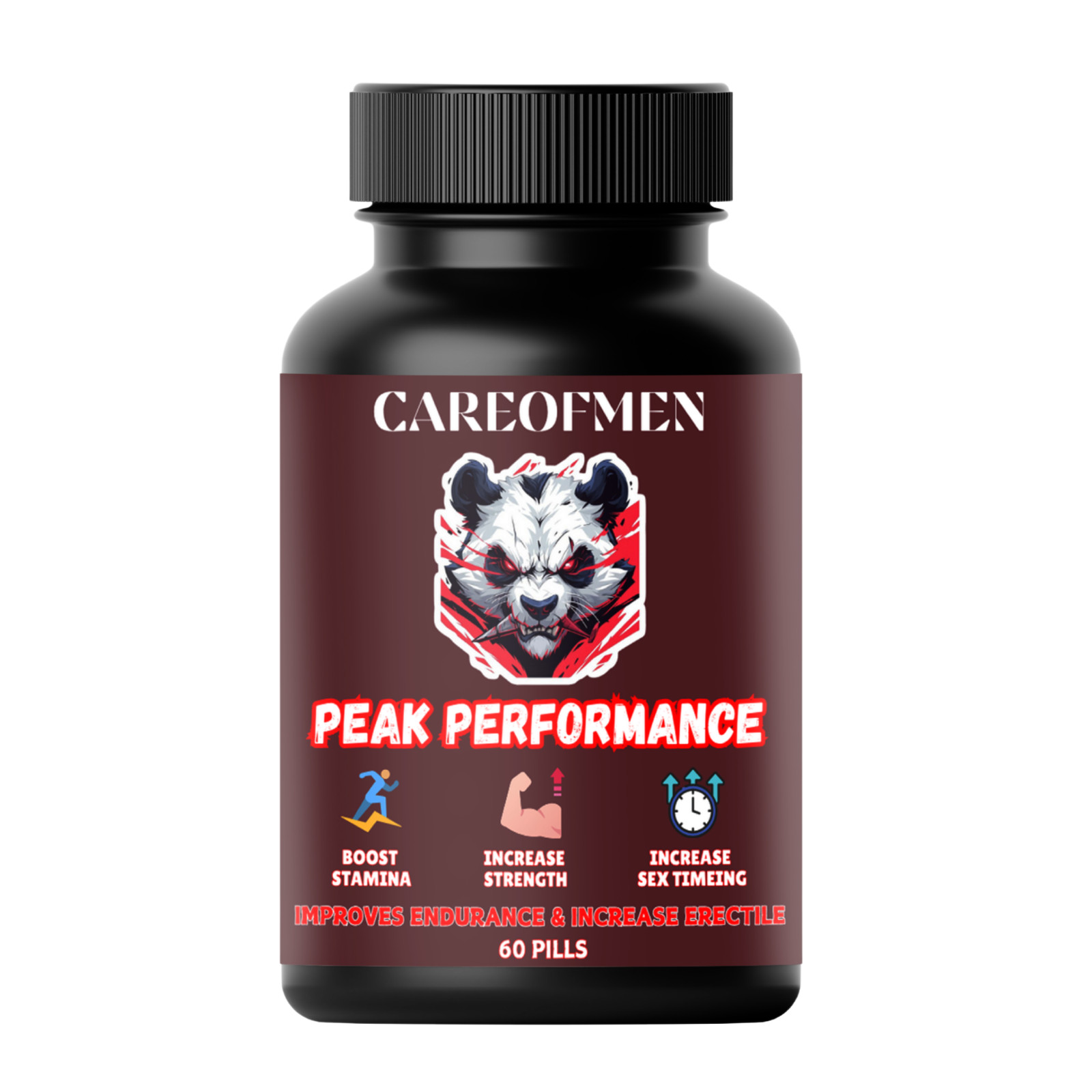 NEW . 60 Powerful Capsules . Works In 10 Minutes. 100% Money Back Guaranteed….