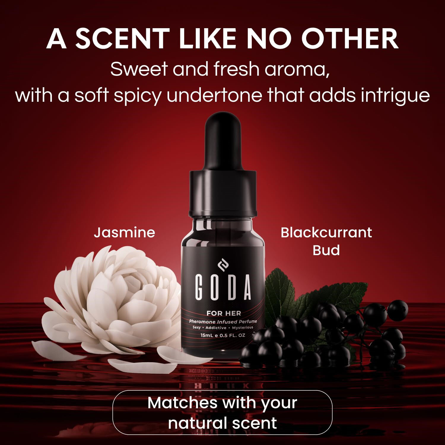 GODA For Her Pheromone Perfume For Women Long-Lasting 15ml NEW🔥 FREE SHIPPING