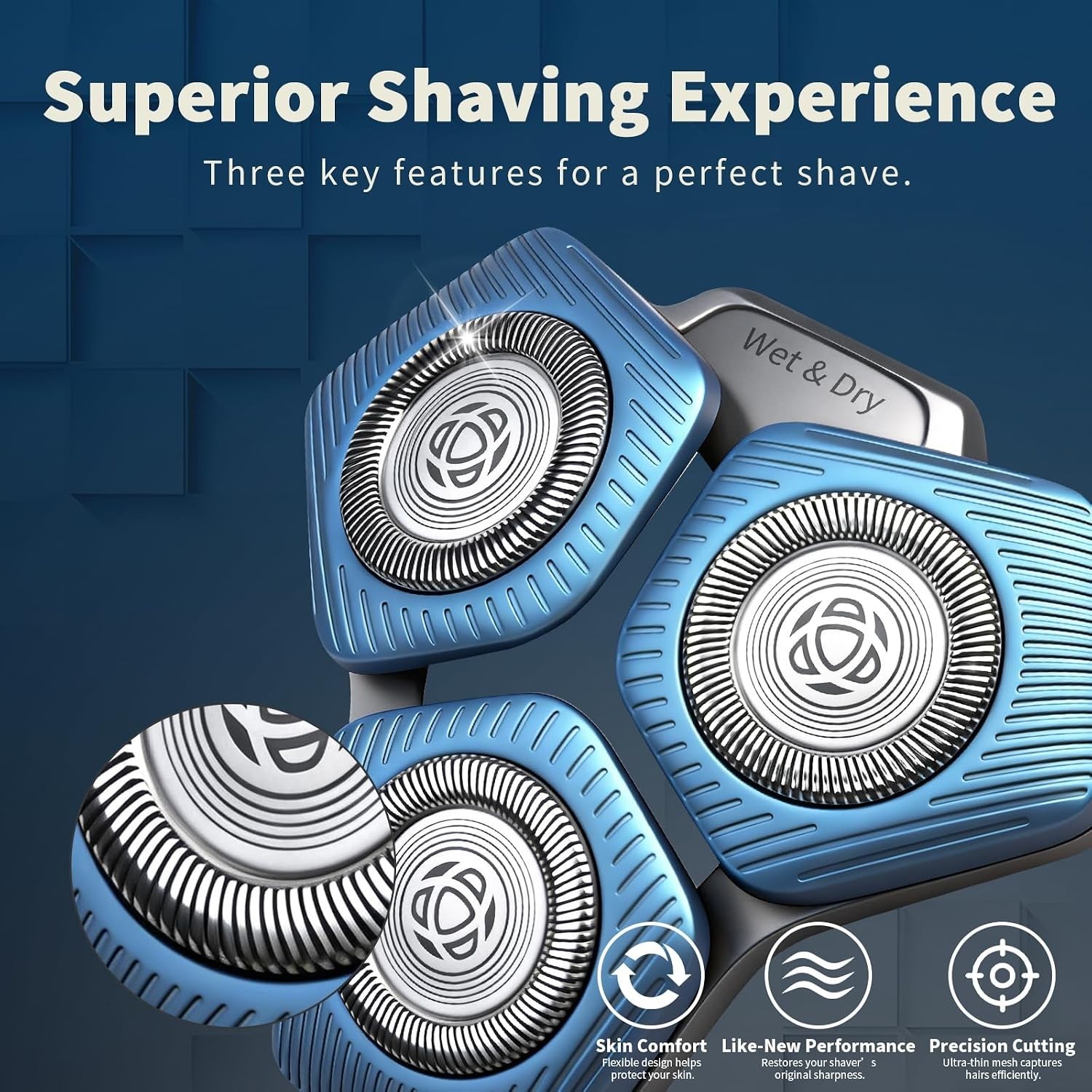 SH71/50 Replacement Shaving Head Compatible with Philips Series S5000 (S5XXX)
