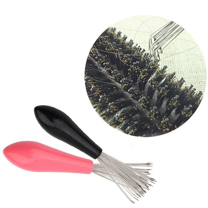 1pc Hair Brush Cleaner Tool Comb Cleaning Rake Remover Brush – NEW