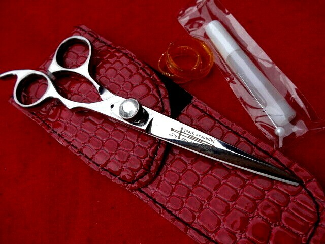 Money Back Warranty_TOP 6″(6.5″) Hairdressing Hair Scissors Japanese Steel_oil