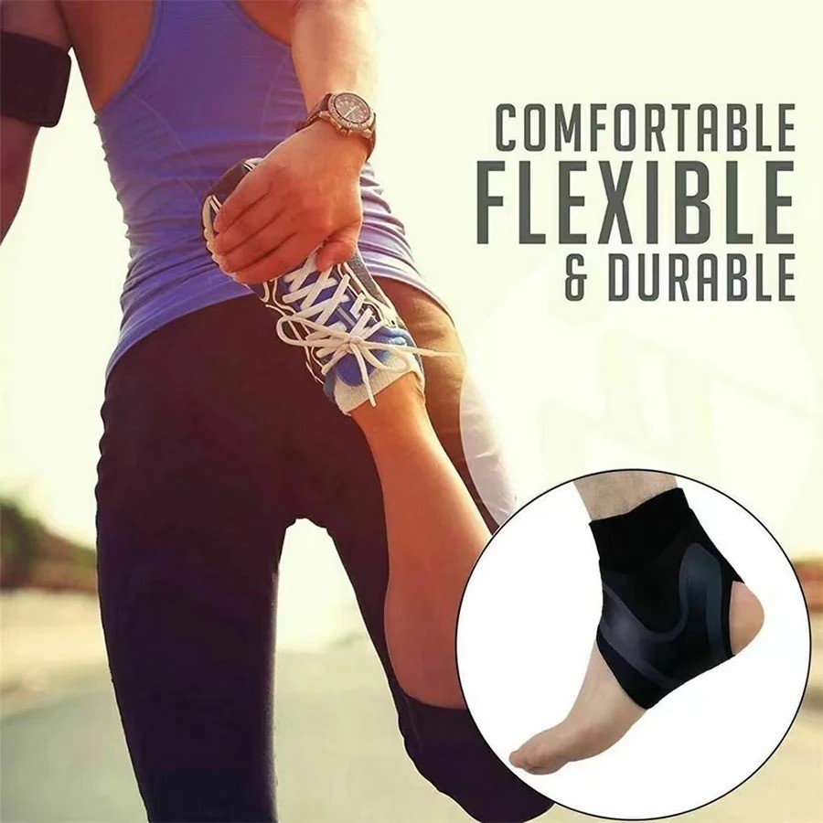 Ankle Brace Support Compression Football Breathable Running Sleeve Cycling