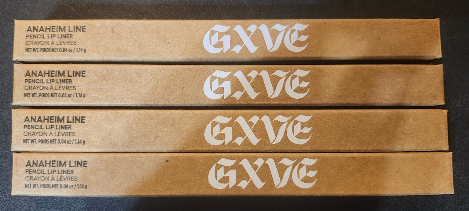 Lot of 4 GXVE By Gwen Stefani Mells LN Waterproof Lip Liner Anaheim Line NIB