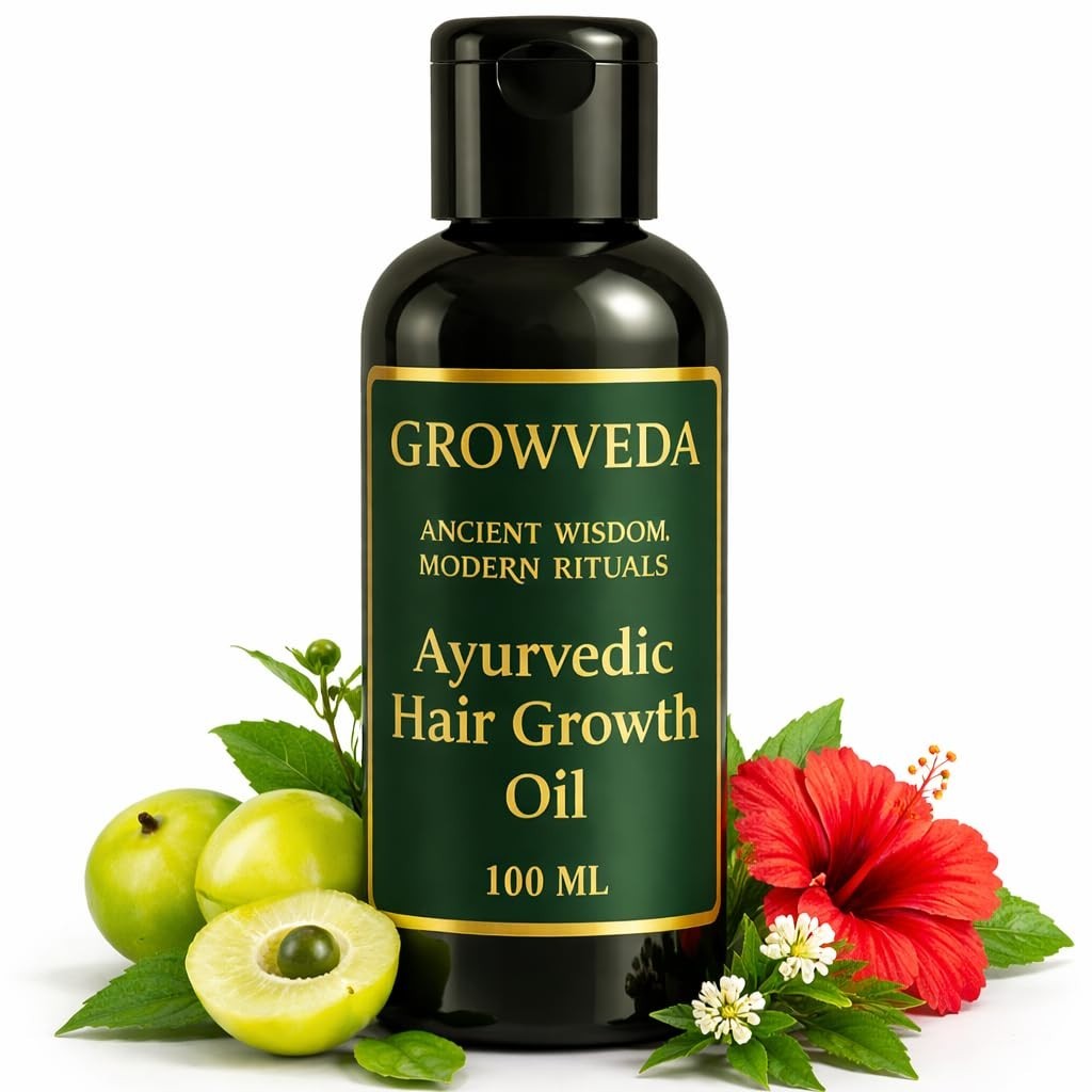 Ayurvedic Hair Growth Oil | Reduces Hair Fall & Promotes Regrowth 100ml Hair Oil